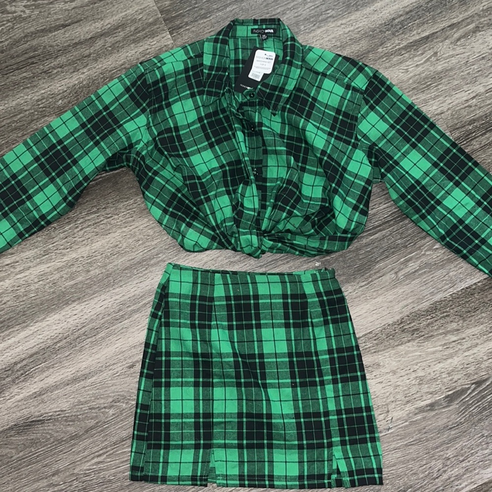 2 piece skirt set